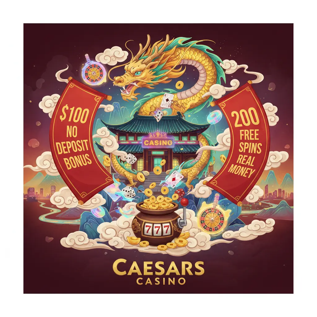 $100 no deposit bonus 200 free spins real money - Caesars
