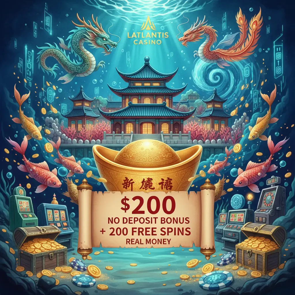 $200 no deposit bonus 200 free spins real money - Atlantis