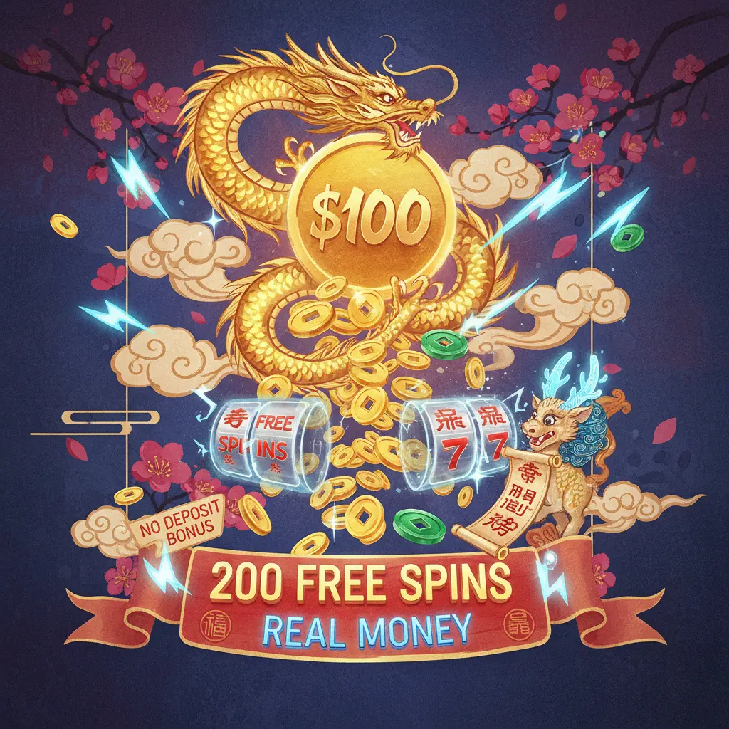 $100 no deposit bonus 200 free spins real money - Spins